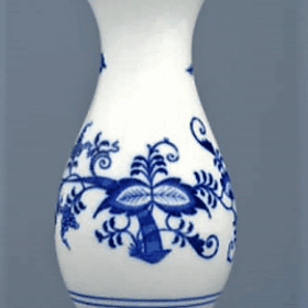 Cibulák – Váza 16,5 cm – originálny cibuľový porcelán 1. akosť