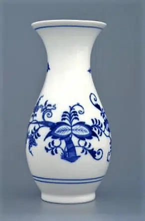 Cibulák – Váza 16,5 cm – originálny cibuľový porcelán 1. akosť