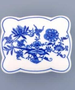 Cibulák – Dóza na cigarety 11,5 cm – originál cibuľový porcelán 1. akosť