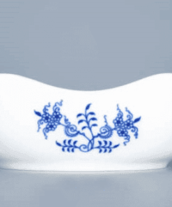 Cibulák – Misa šalátová 4-hranná vysoká 15 cm – originálny cibuľový porcelán I. akosť