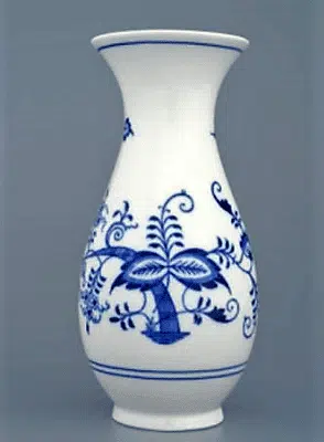 Cibulák – Váza 20 cm – originálny cibuľový porcelán 1. akosť