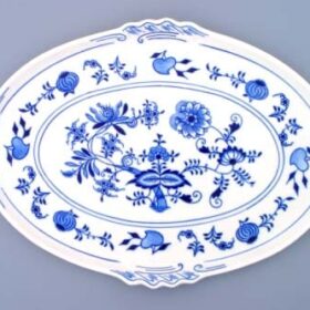 Cibulák – Podnos oválny 39 x 27 cm – originál cibuľový porcelán 1. akosť