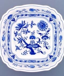 Cibulák – Misa šalátová 4-hranná 26 cm – originálny cibuľový porcelán 1. akosť