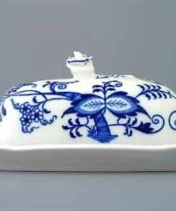 Cibulák – Dóza na maslo 17 x 13 cm – originálny cibuľový porcelán 1. akosť