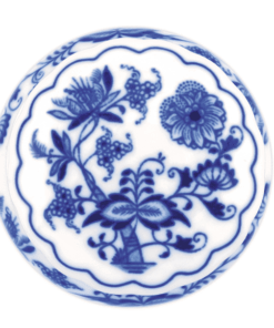 Cibulák – Dóza okrúhla – šperkovnica 9 cm – originál cibuľový porcelán 1. akosť
