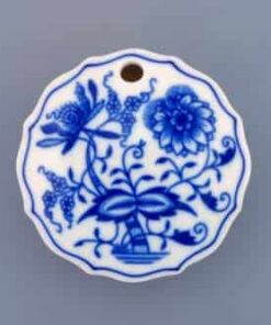 Cibulák – Dóza na sladidlo 7 cm – originál cibuľový porcelán 1. akosť