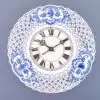 Cibulák – Hodiny prelamované 27 cm – originálny cibuľový porcelán 1. akosť