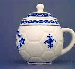 Cibulák – Hrnček na med s viečkom 0,4 l – originál cibuľový porcelán 1. akosť