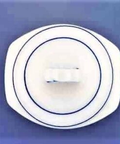 Cibulák – Korenička s viečkom + nápis – originálny cibuľový porcelán 1. akosť