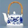 Cibulák – Kanvica čajová s úchytkami 0,35 l – originál cibuľový porcelán 1. akosť