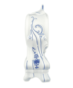 Cibulák – Krbové hodiny bez ruží 28 cm – originál cibuľový porcelán 1. akosť