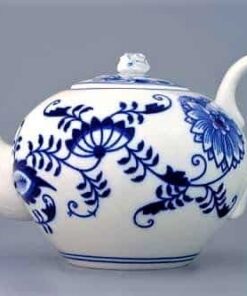 Cibulák – Kanvica čajová so sitkom 0,65 l – originál cibuľový porcelán 1. akosť