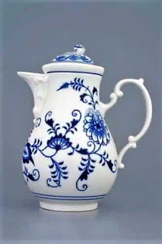 Cibulák – Kanvica kávová 0,60 l – originálny cibuľový porcelán 1. akosť