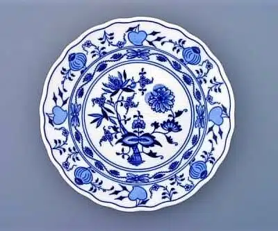 Cibulák – Tanier plytký 24 cm – originálny cibuľový porcelán 1. akosť