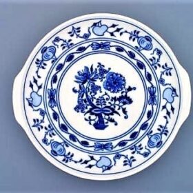 Cibulák – Tanier s ušami 24,6 cm – originál cibuľový porcelán 1. akosť