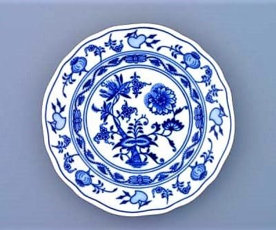 Cibulák – Tanier dezertný 19 cm – originálny cibuľový porcelán 1. akosť