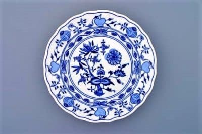 Cibulák – Tanier plytký 24 cm – originálny cibuľový porcelán 1. akosť