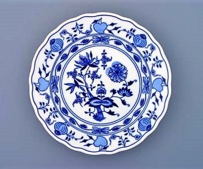 Cibulák – Tanier plytký 26 cm – originál cibuľový porcelán 1. akosť