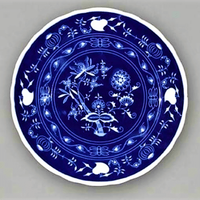 Cibulák – Tanier 30 cm – Originál cibuľový porcelán 1. akosť