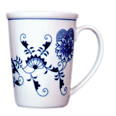 Cibulák – Hrnček 0,42 l – originál cibuľový porcelán 1. akosť