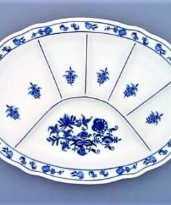 Cibulák – Tanier delený 35 cm – originálny cibuľový porcelán I. akosť