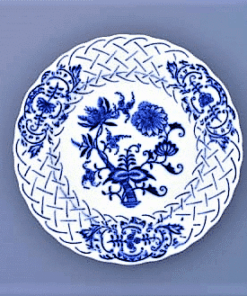 Cibulák – Tanier reliéfny 24 cm – originál cibuľový porcelán 1. akosť