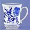Cibulák – Hrnček Derby 0,25 l – originál cibuľový porcelán 1. akosť