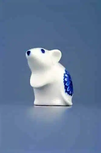 Cibulák – Myš 5,5 cm – originál cibuľový porcelán 1. akosť