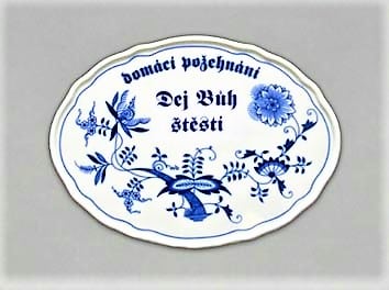 Cibulák – Božie požehnanie 24,5 cm – originál cibuľový porcelán 1. akosť