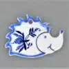 Cibulák – Magnetka – ježko 8 cm – originál cibuľový porcelán 1. akosť