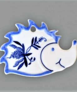 Cibulák – Magnetka – ježko 8 cm – originál cibuľový porcelán 1. akosť