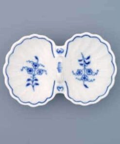 Cibulák – Soľnička dvojdielna 12 cm – originál cibuľový porcelán 1. akosť