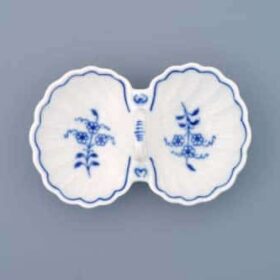 Cibulák – Soľnička dvojdielna 12 cm – originál cibuľový porcelán 1. akosť