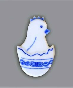 Cibulák – Magnetka – kuriatko – originál cibuľový porcelán 1. akosť