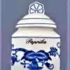 Cibulák – Korenička s viečkom + nápis – originálny cibuľový porcelán 1. akosť