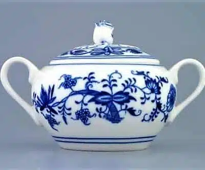 Cibulák – Cukornička s uškami 0,30 l – originál cibuľový porcelán 1. akosť