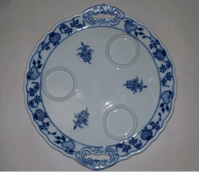 Cibulák – Stolná súprava – soľ, korenie, špáradlá – originálny cibuľový porcelán 1. akosť