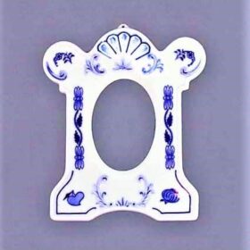 Cibulák – Rámik na fotografiu 9 x 7 cm – originál cibuľový porcelán 1. akosť