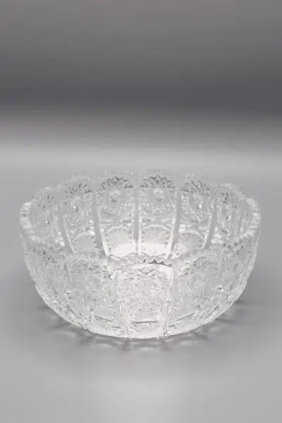 Krištáľová brúsená misa ÚSVIT 16 cm