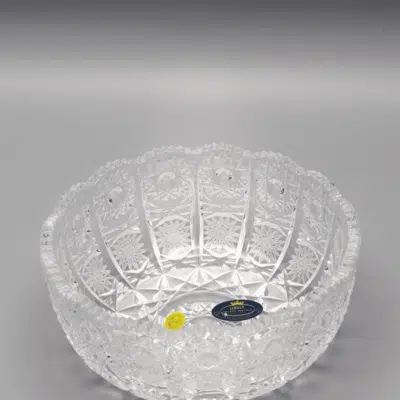 Krištáľová brúsená misa ÚSVIT 16 cm