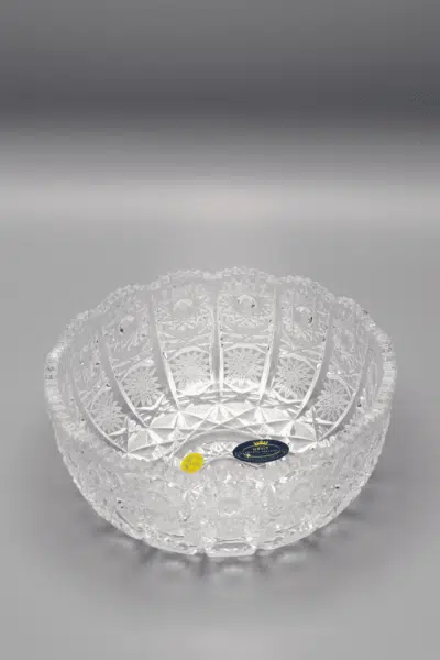Krištáľová brúsená misa ÚSVIT 16 cm