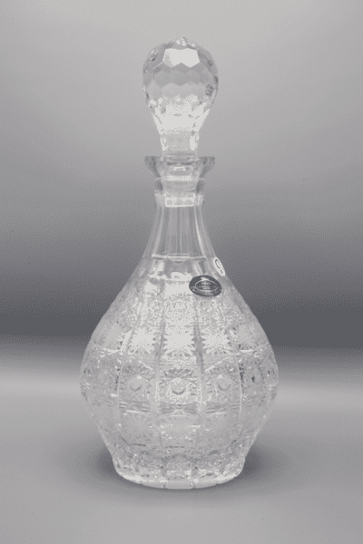 Krištáľová brúsená whisky fľaša ÚSVIT 850 ml
