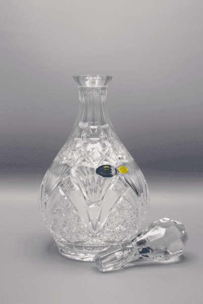 Krištáľová brúsená whisky fľaša ÚSVIT 850 ml - Image 2