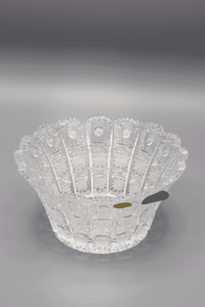Krištáľová brúsená misa ÚSVIT 14 cm - Image 2