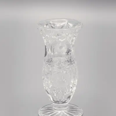 Krištáľová brúsená váza ÚSVIT 8 cm