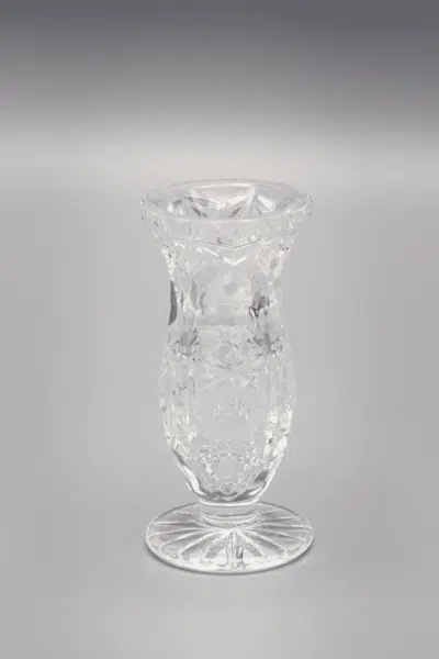 Krištáľová brúsená váza ÚSVIT 8 cm