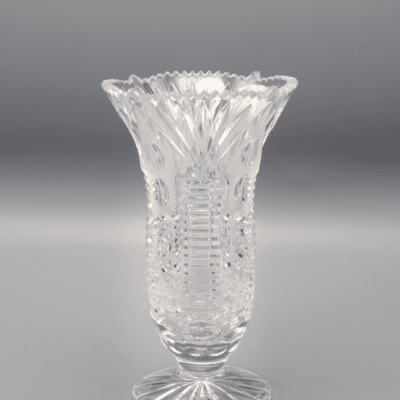 Krištáľová brúsená váza ÚSVIT 16 cm