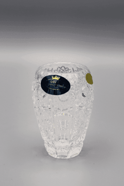 Krištáľová brúsená váza ÚSVIT 8 cm - Image 2