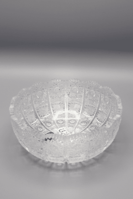 Krištáľová brúsená misa ÚSVIT 18 cm