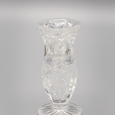 Krištáľová brúsená váza ÚSVIT 8 cm